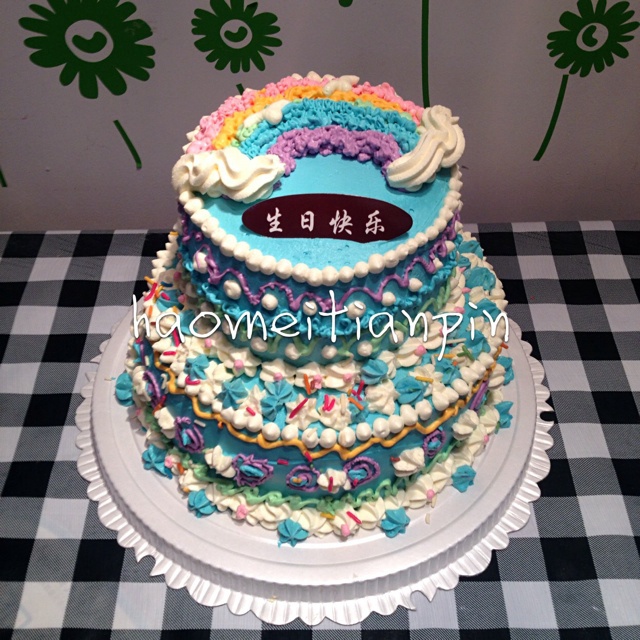 装饰奶油蛋糕