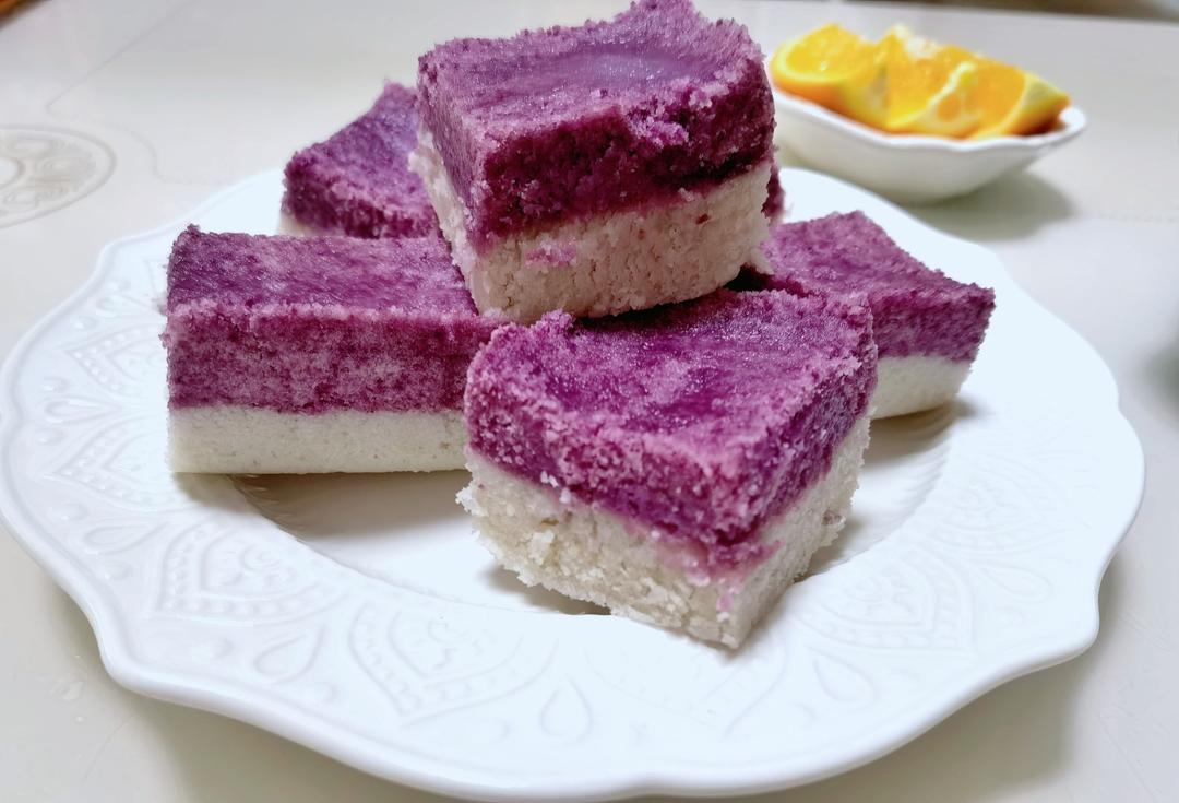 紫薯松糕