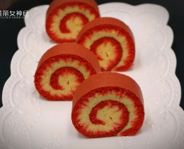蛋糕卷，红丝绒蛋糕卷，旋风蛋糕卷的做法