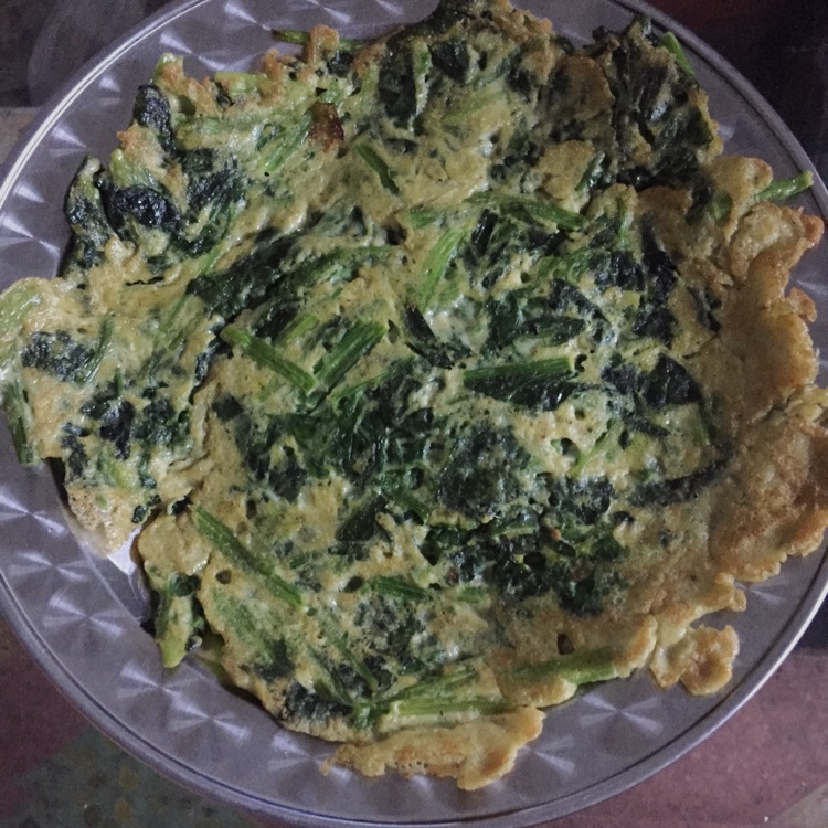 菠菜煎饼