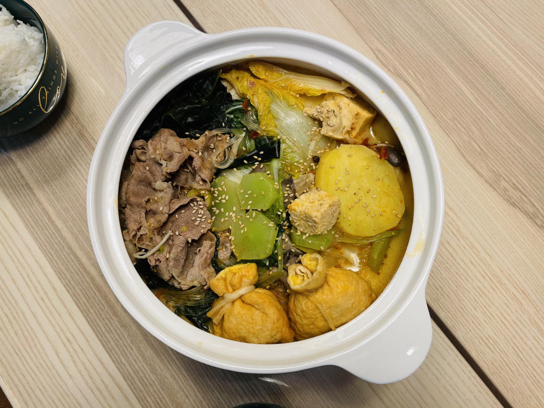 自制牛奶麻辣烫