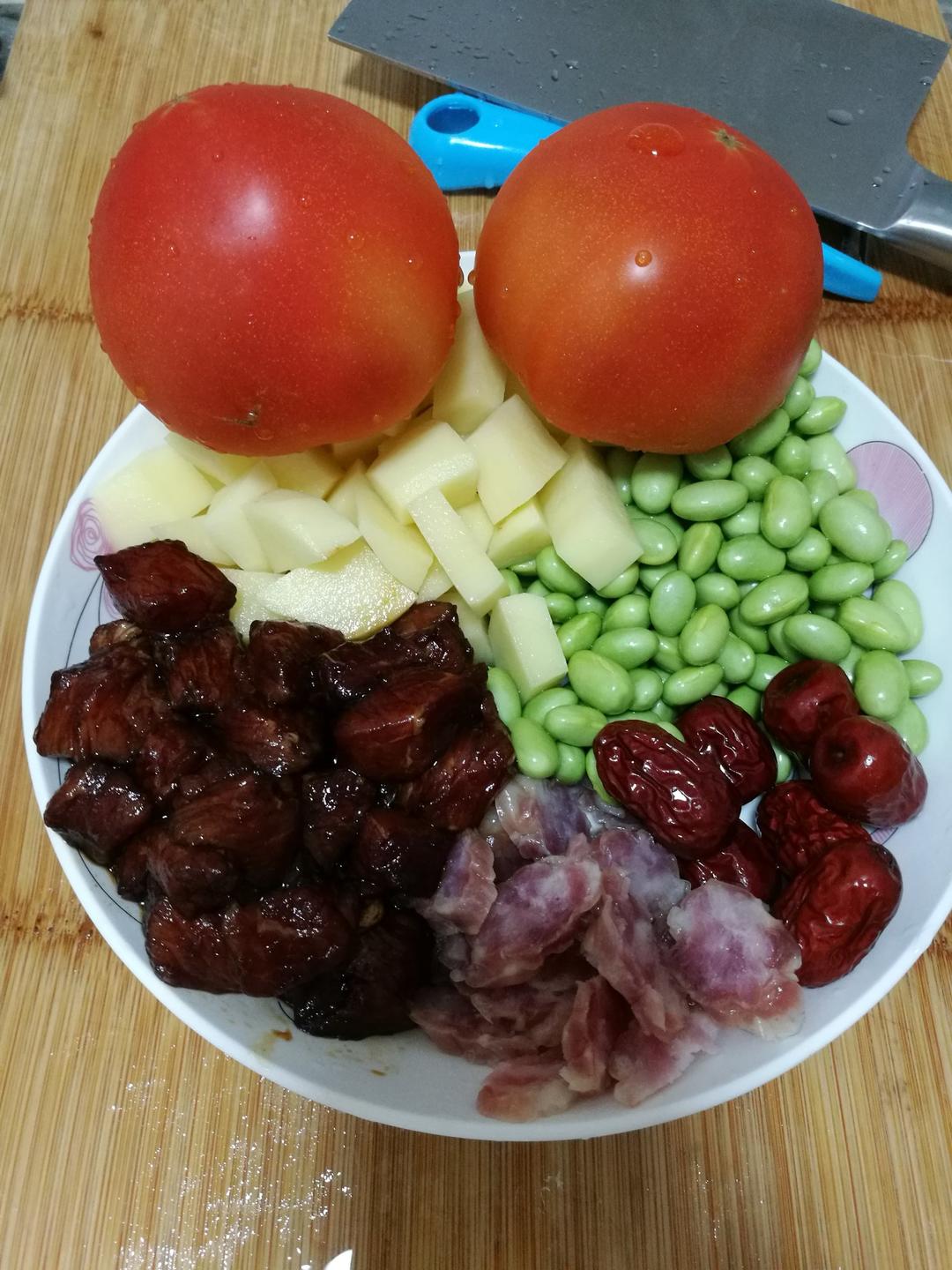 懒人整锅番茄饭