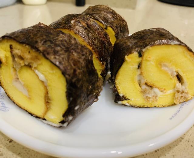 海苔肉松蛋糕寿司（后蛋法）