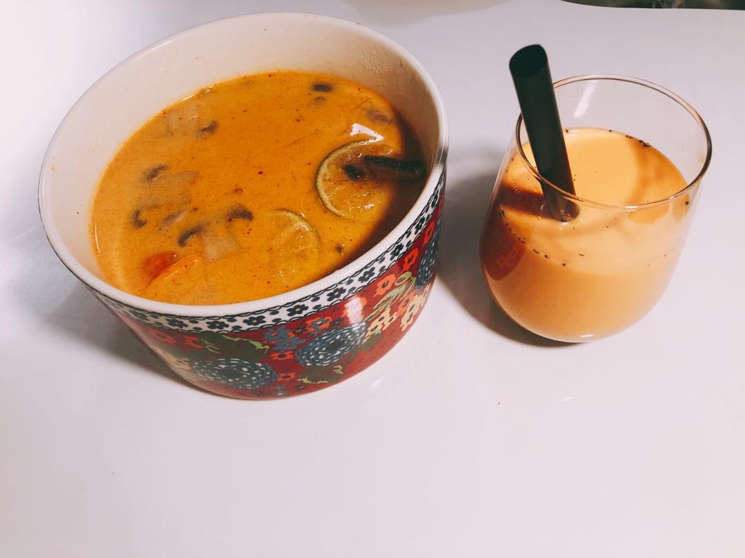 被夸爆的冬阴功汤【泰国学厨】超级好操作！