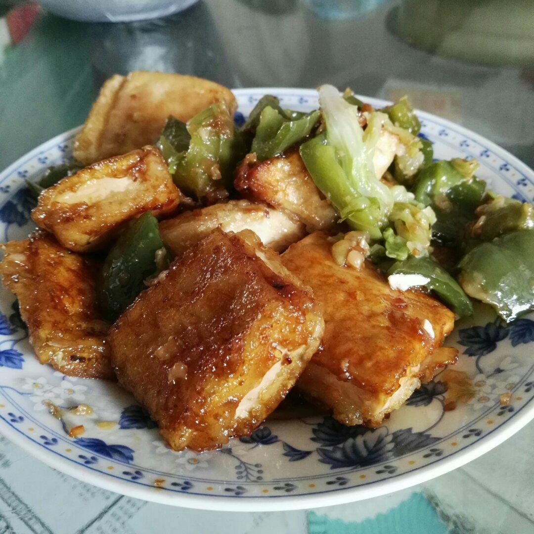姜汁铁板豆腐