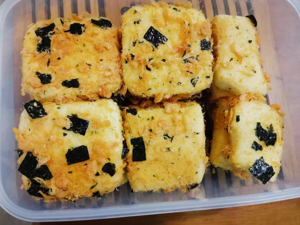 一点也不浪费蛋糕又方便简单的肉松小方