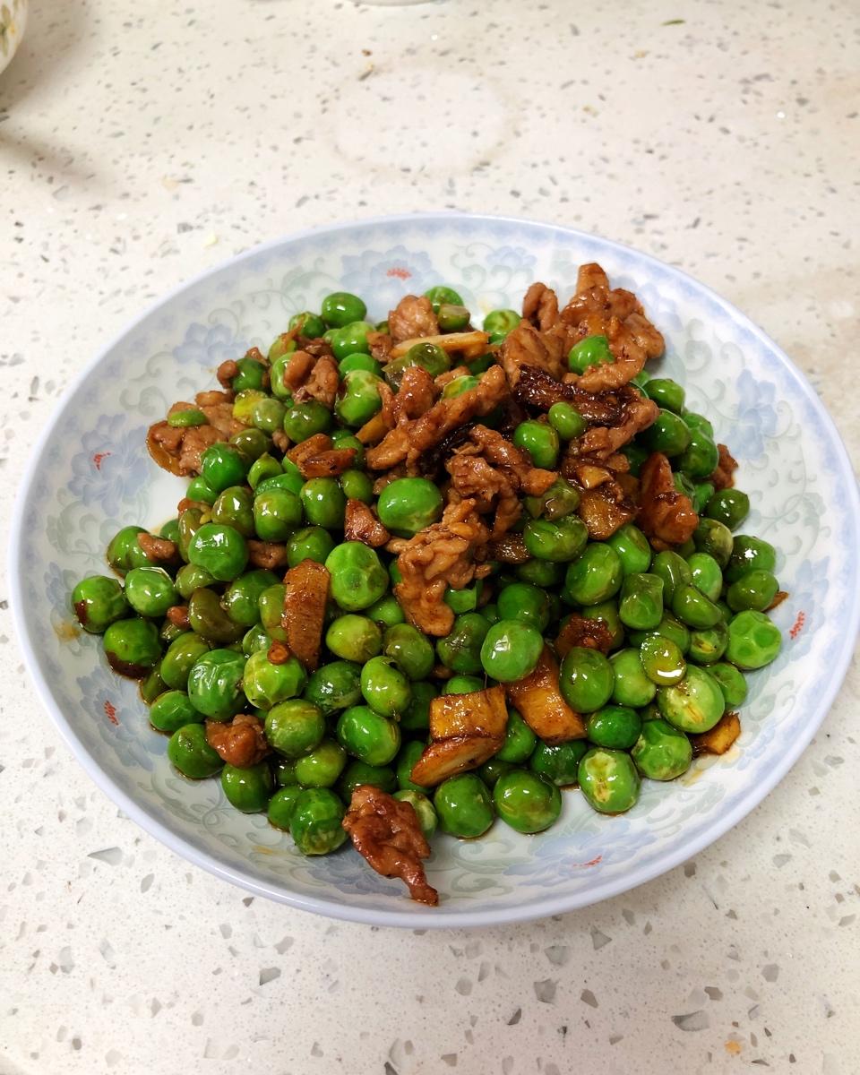 快手菜 青豆炒肉