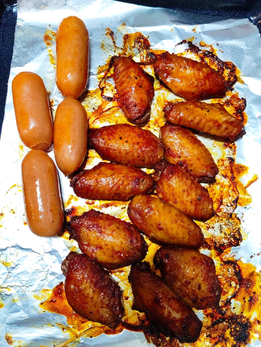 烤鸡翅（自制腌料）