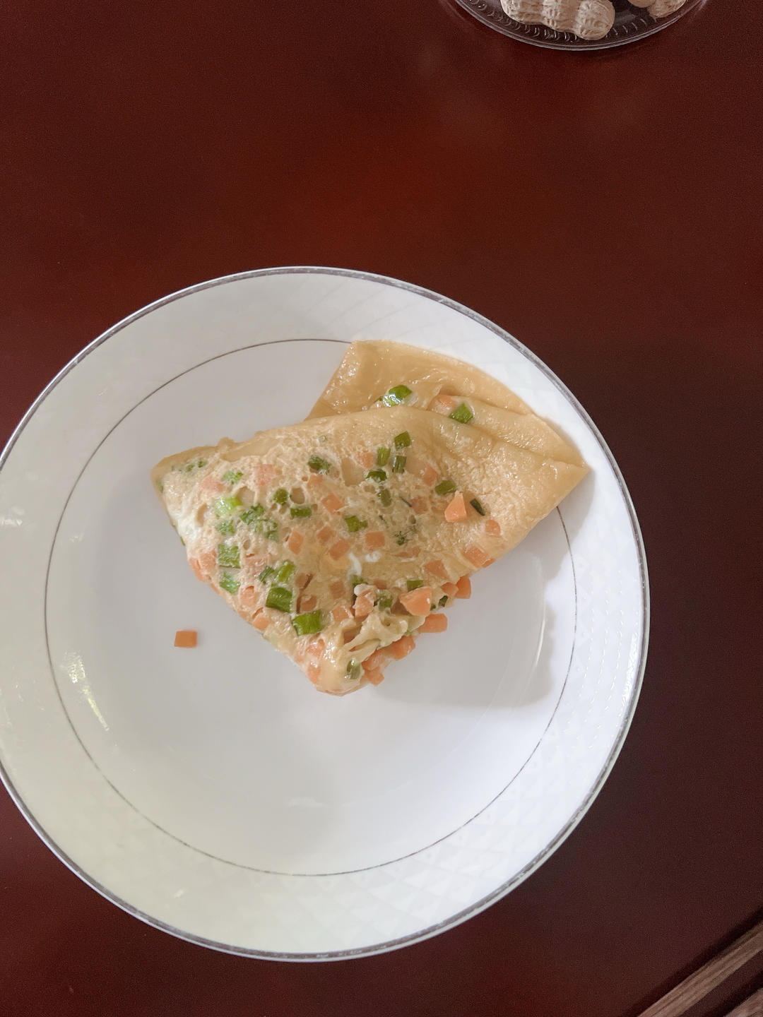 自制葛根粉鸡蛋葱饼