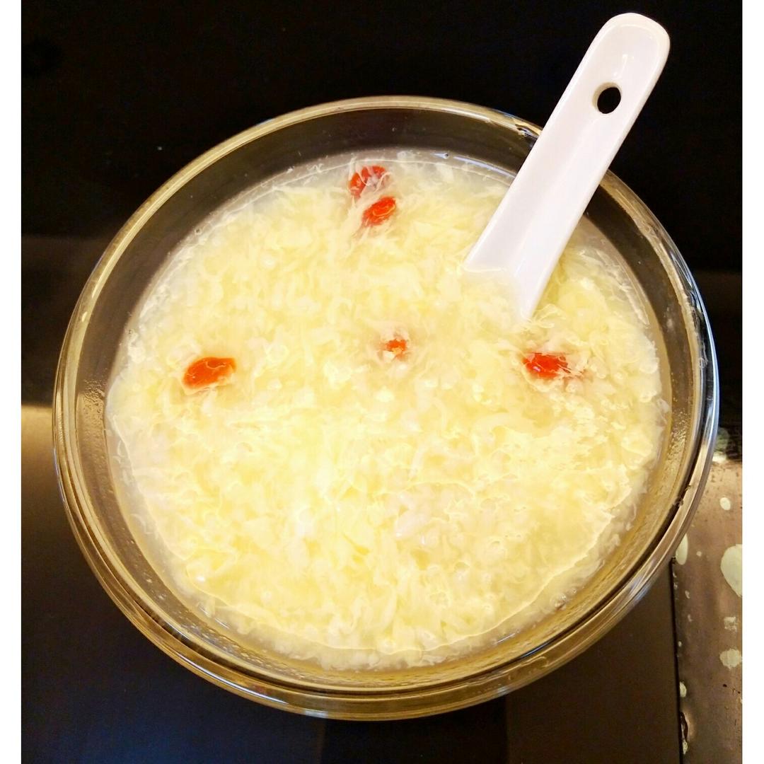 神仙鱼-10做的醪糟蛋花汤(酒酿蛋花汤)