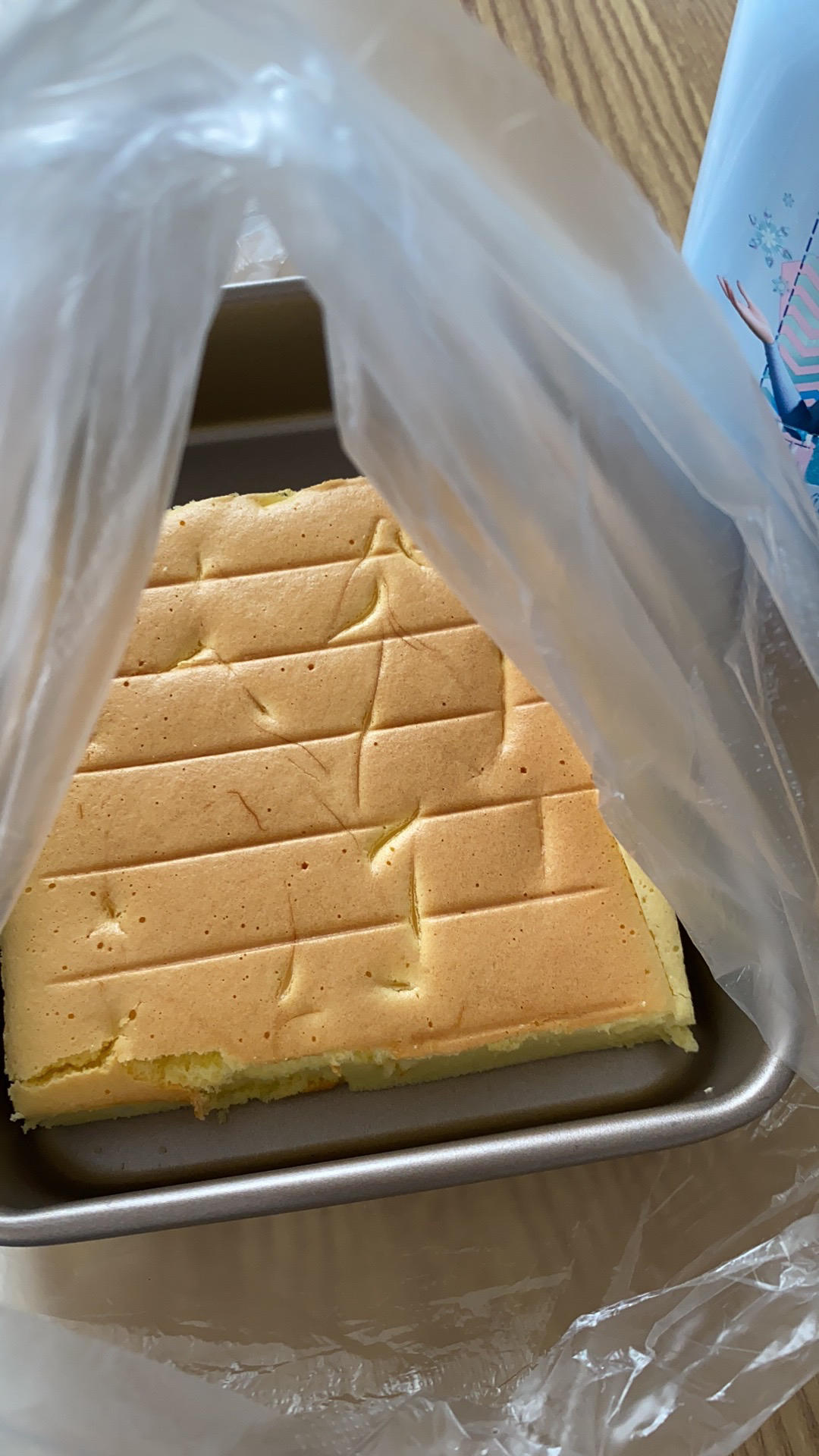 超级美味的6寸古早蛋糕（四蛋法）