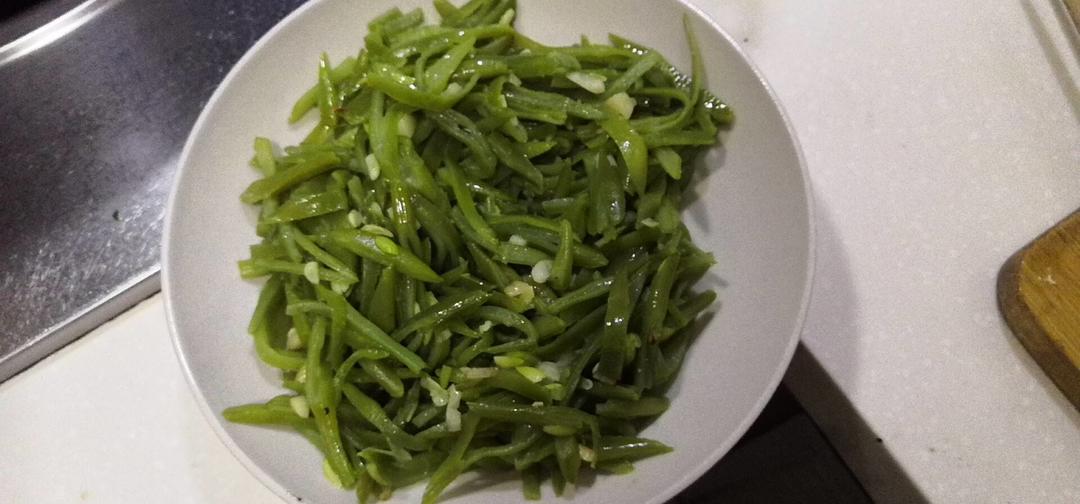 清炒扁豆丝