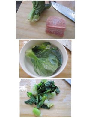 牛肉青菜粥的做法 步骤1