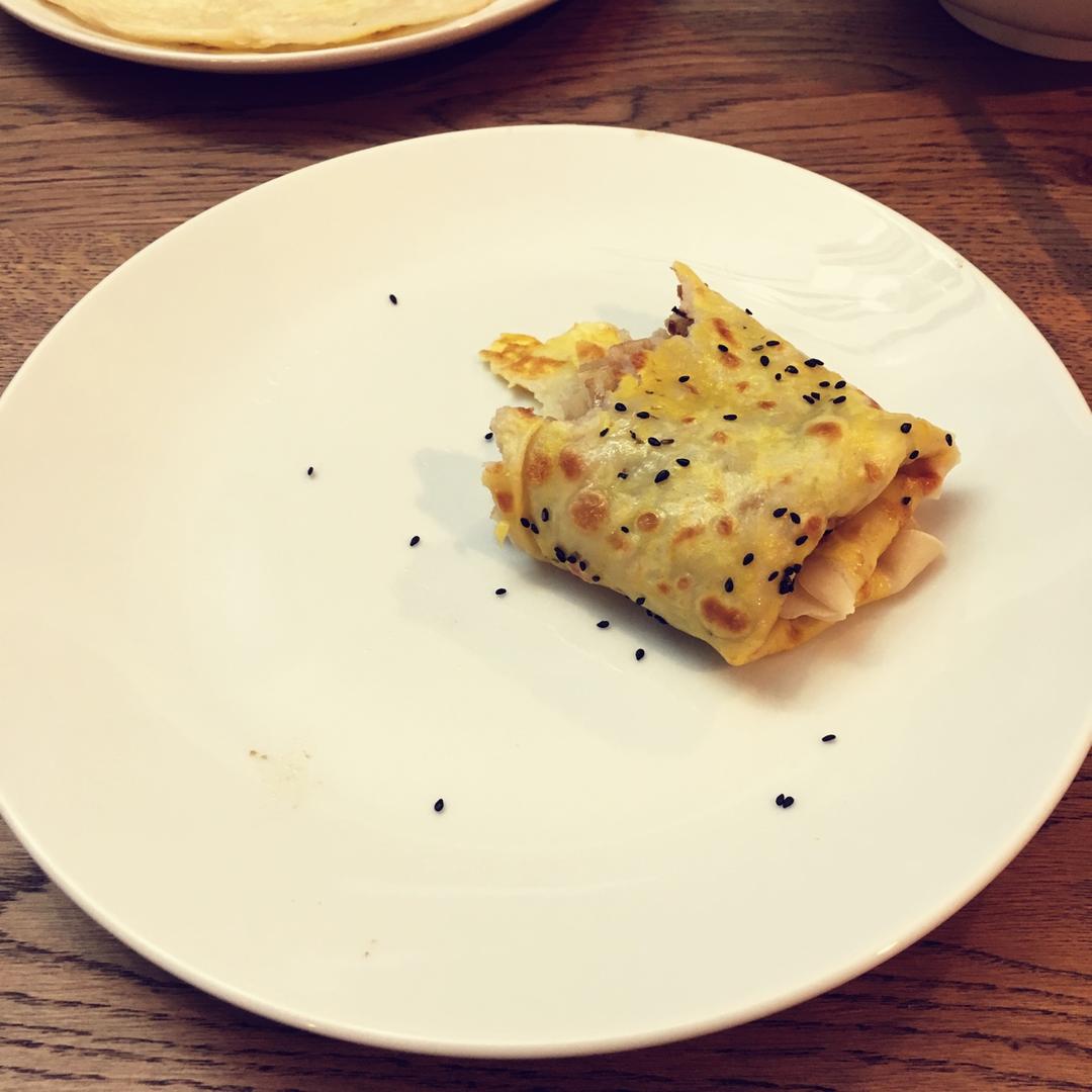 用煎饼果子神器自制鲜香美味