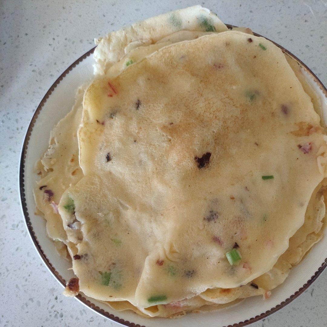 奶香葱花蛋饼（低筋面粉版）