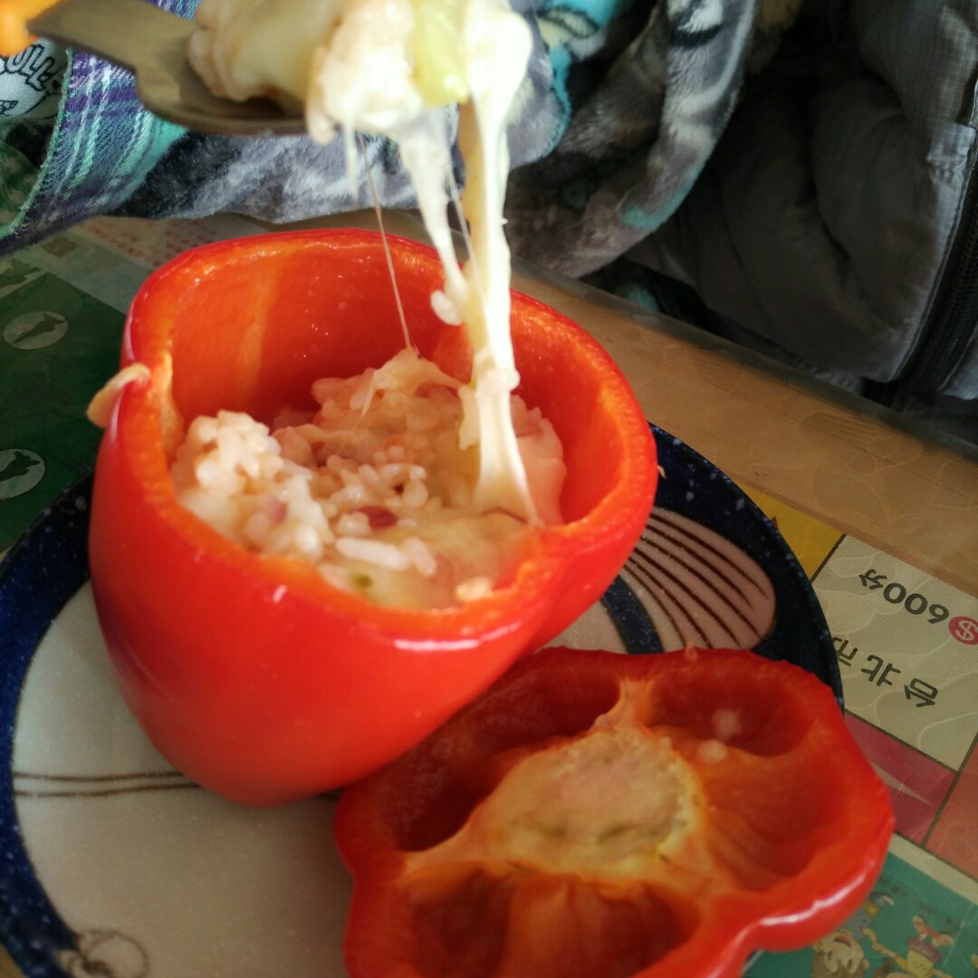 彩椒焗饭