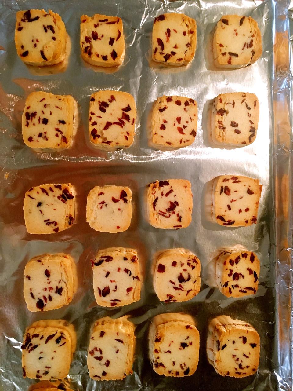 蔓越莓饼干的做法（烤箱做饼干）