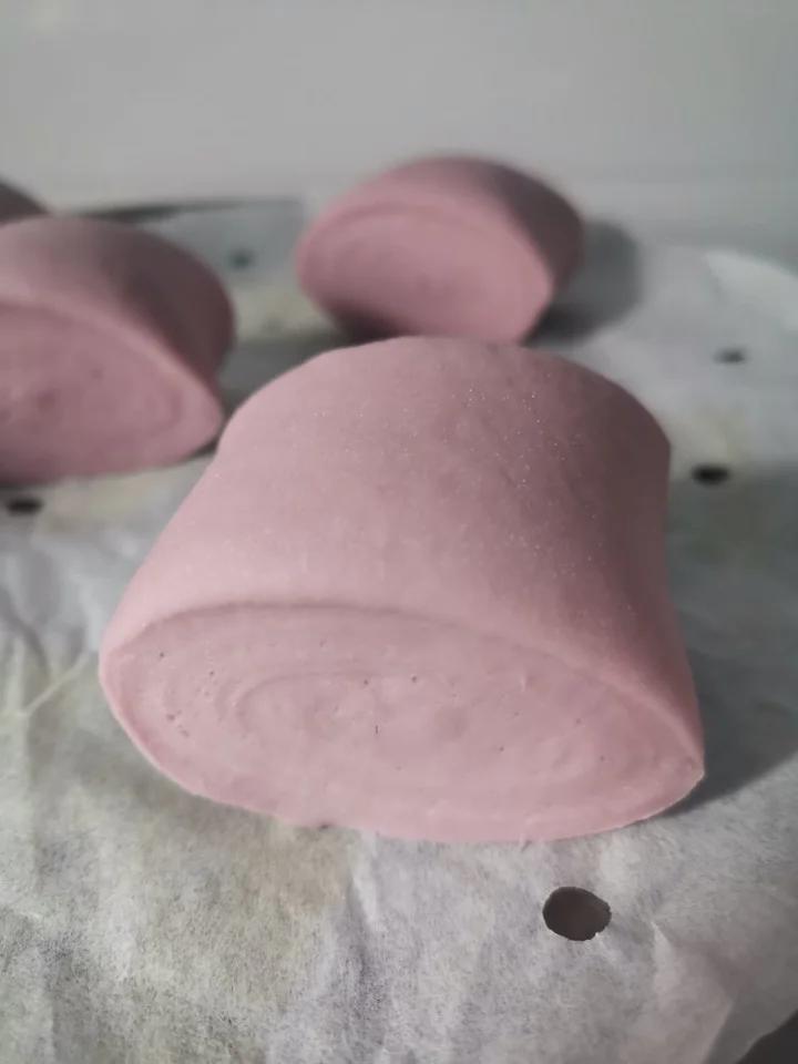 奶香紫薯馒头（一次发酵）