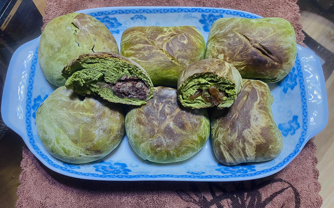 日式抹茶面包