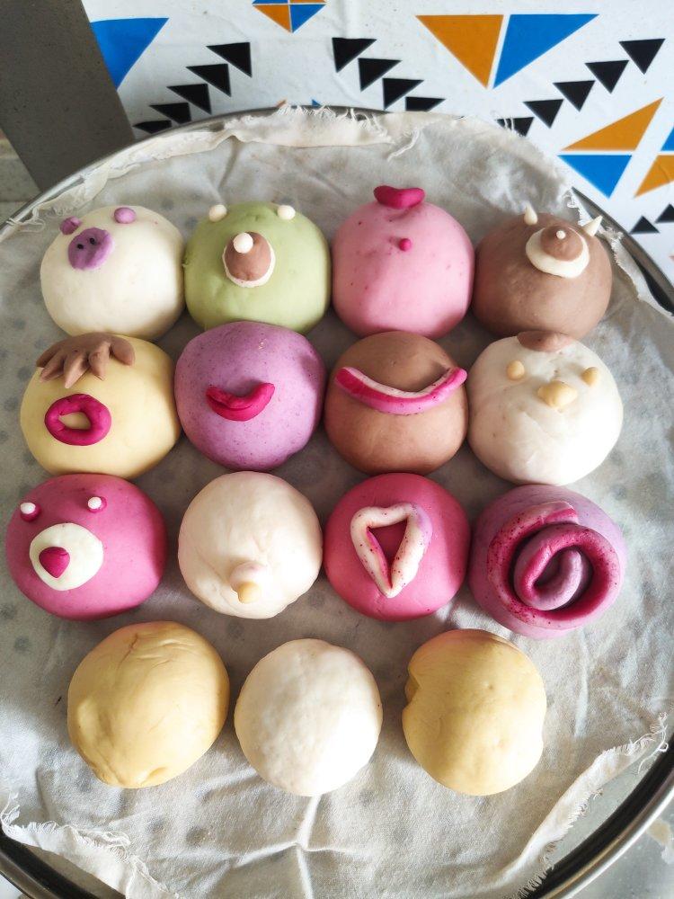 迪士尼卡通挤挤小馒头