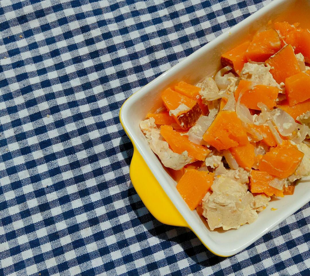 【健康三餐】孜然南瓜蒸鸡胸