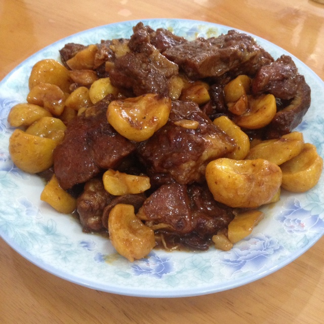 板栗焖排骨