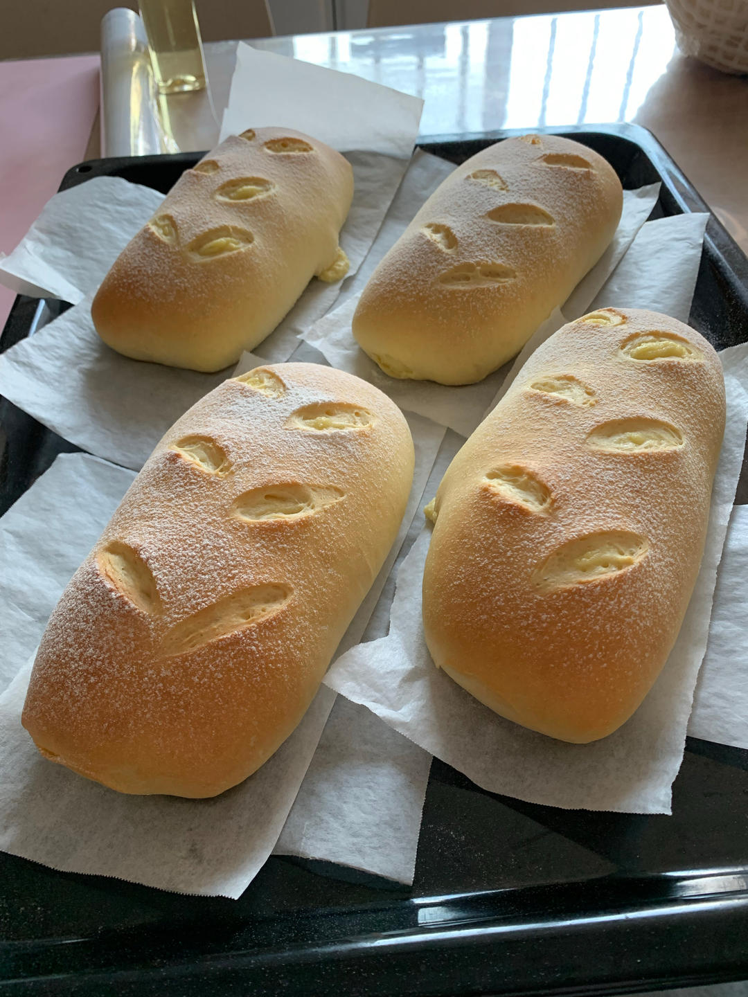榴莲芝士软欧包