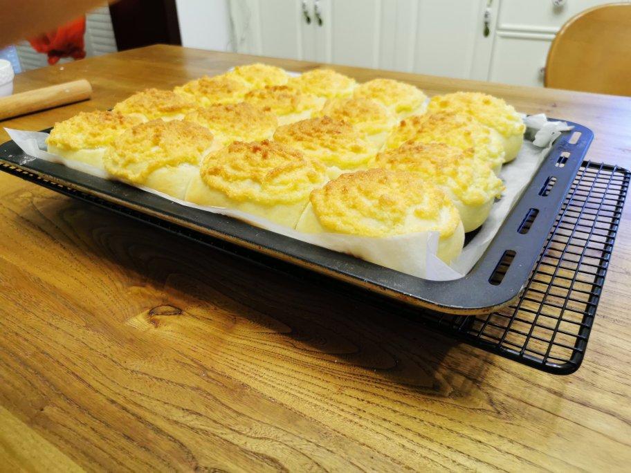 椰蓉蜜豆餐包（内附：蜜豆做法）