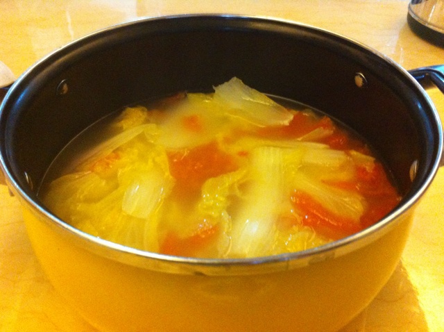 小白菜番茄汤（瘦身版）