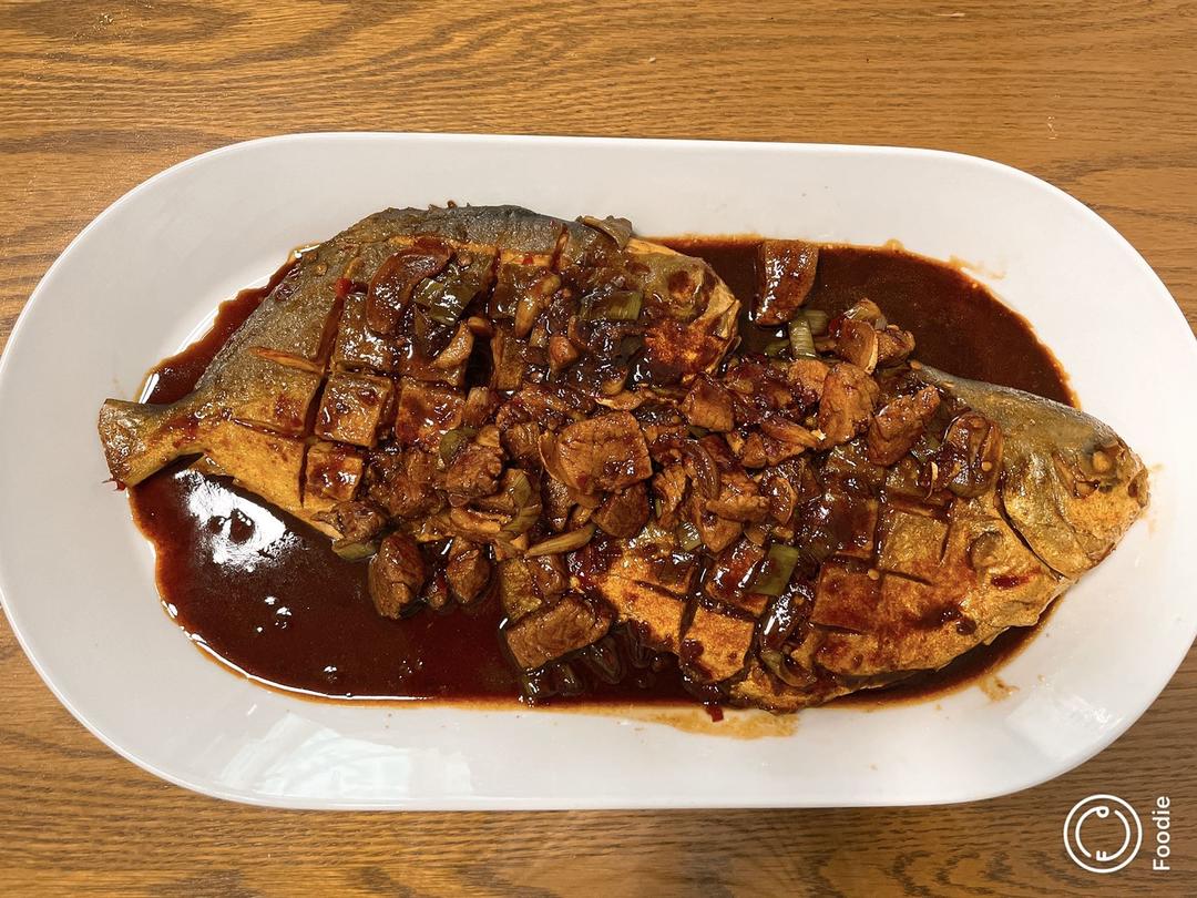 欢喜做年菜：干烧红丽大金鲳