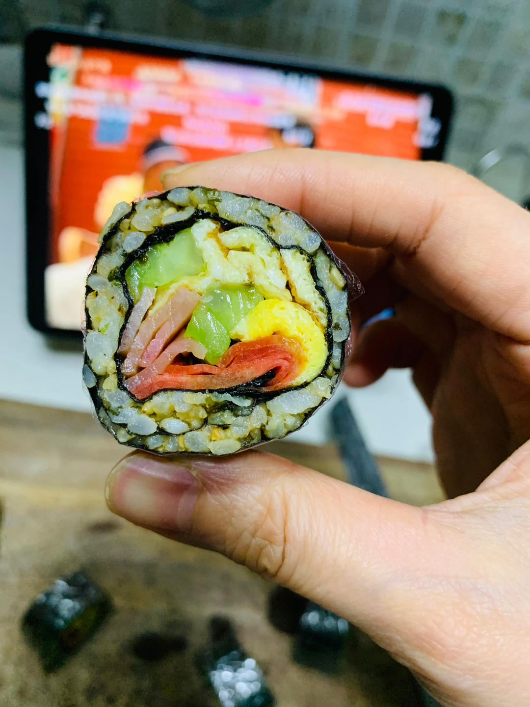 高颜值的紫菜包饭