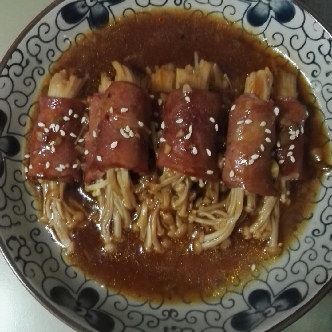金针菇培根卷