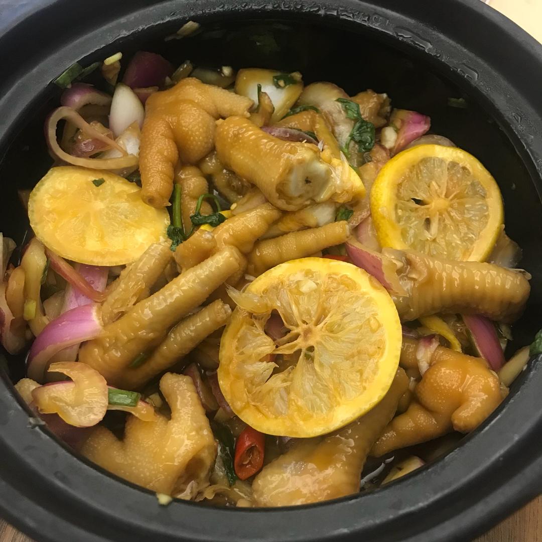 网红凉拌柠檬凤爪