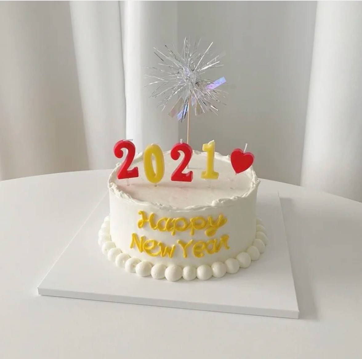 2021新年蛋糕🎉跨年蛋糕集锦的做法 步骤2