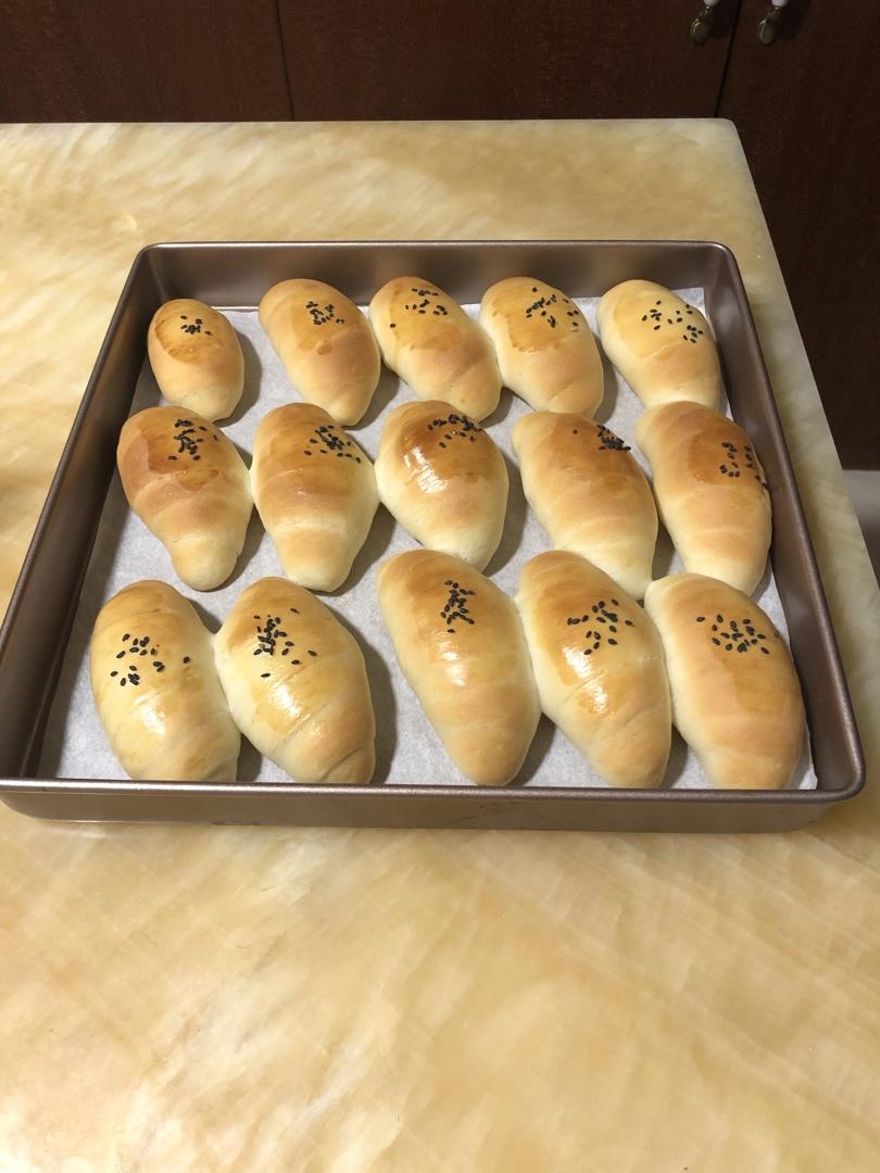 手揉小小牛角包🥐（牛奶面包配方）