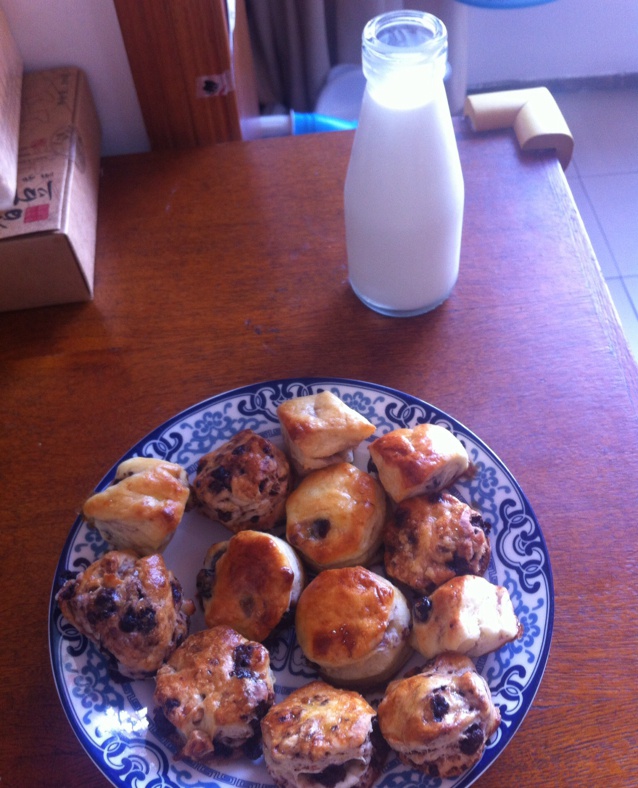 葡萄干司康（酵母版）