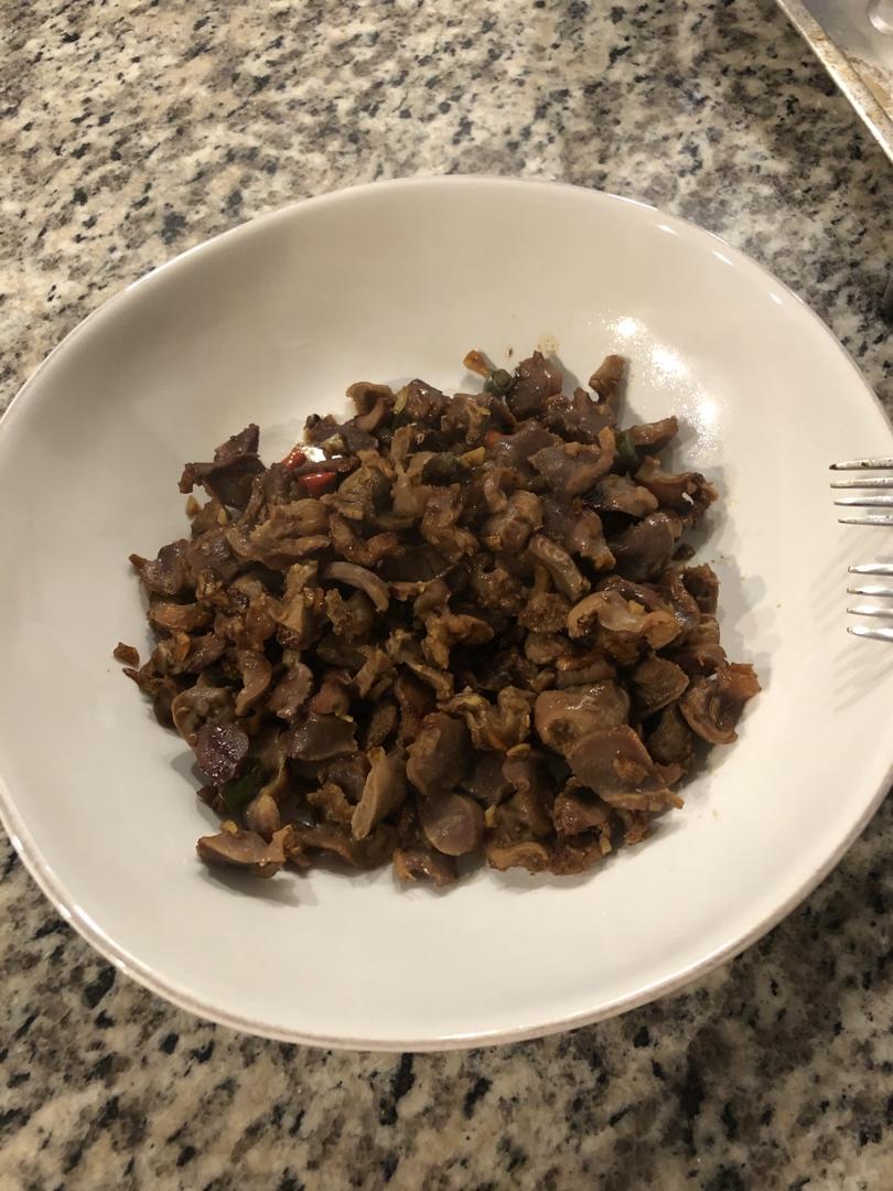 小米椒爆鸡胗