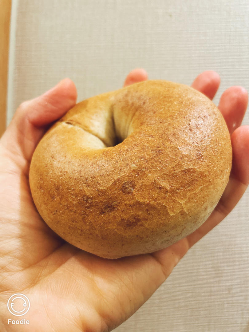 全麦贝果，低糖无油