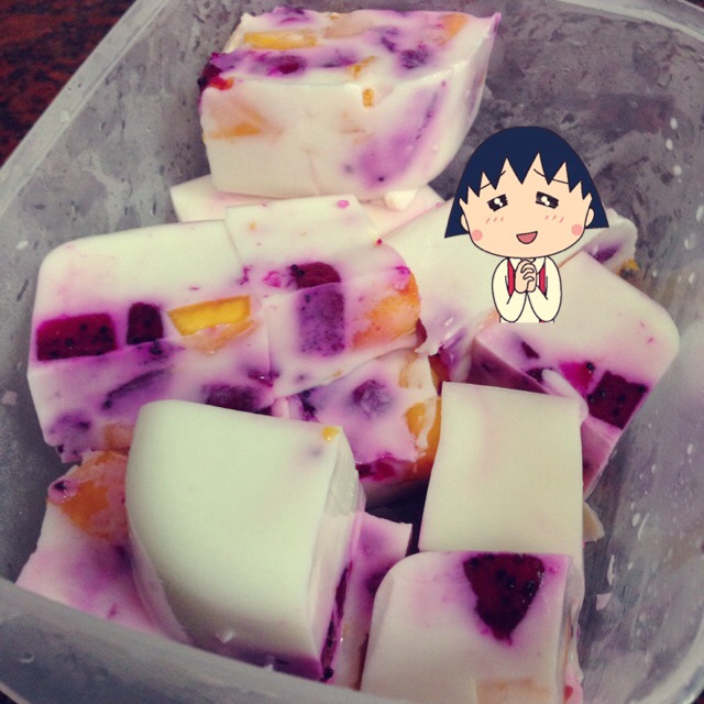 好吃的芒果椰汁糕