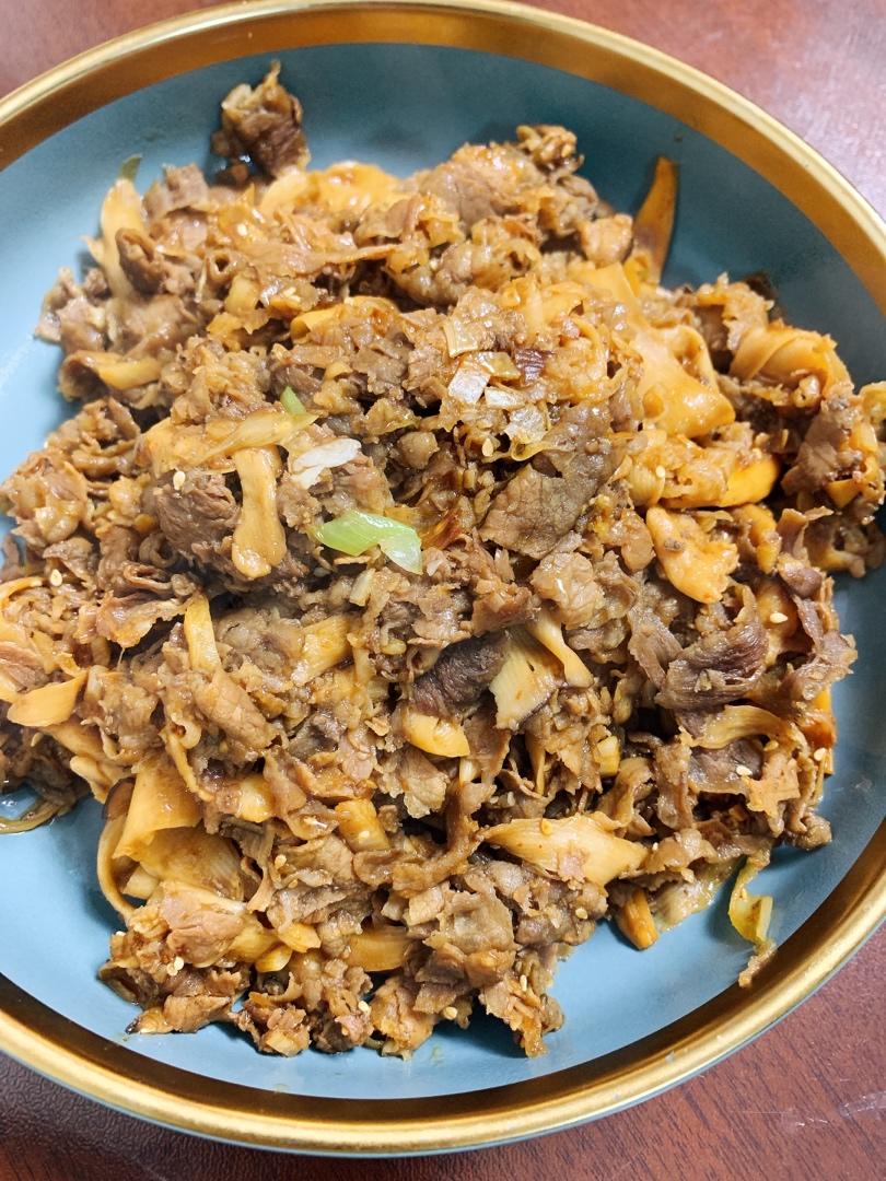 孜然肥牛杏鲍菇