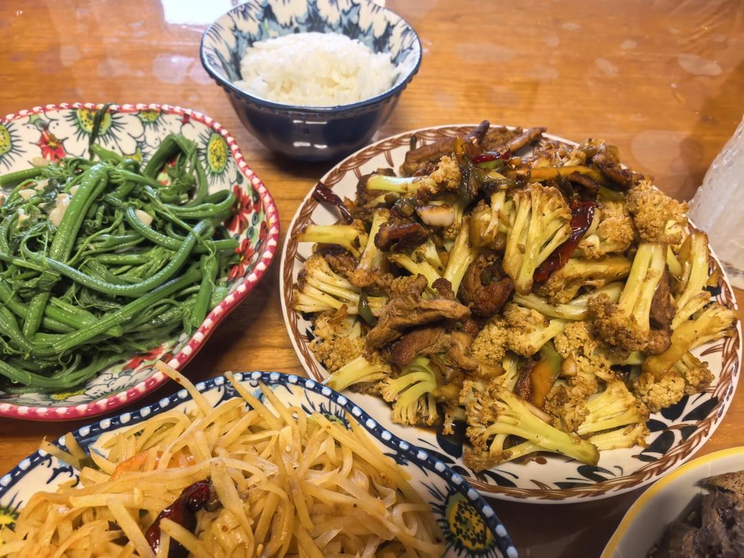 干锅菜花