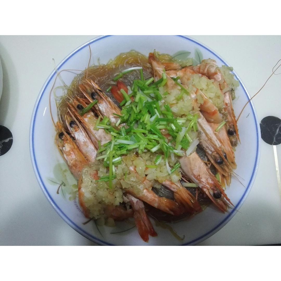 蒜蓉粉丝蒸大虾