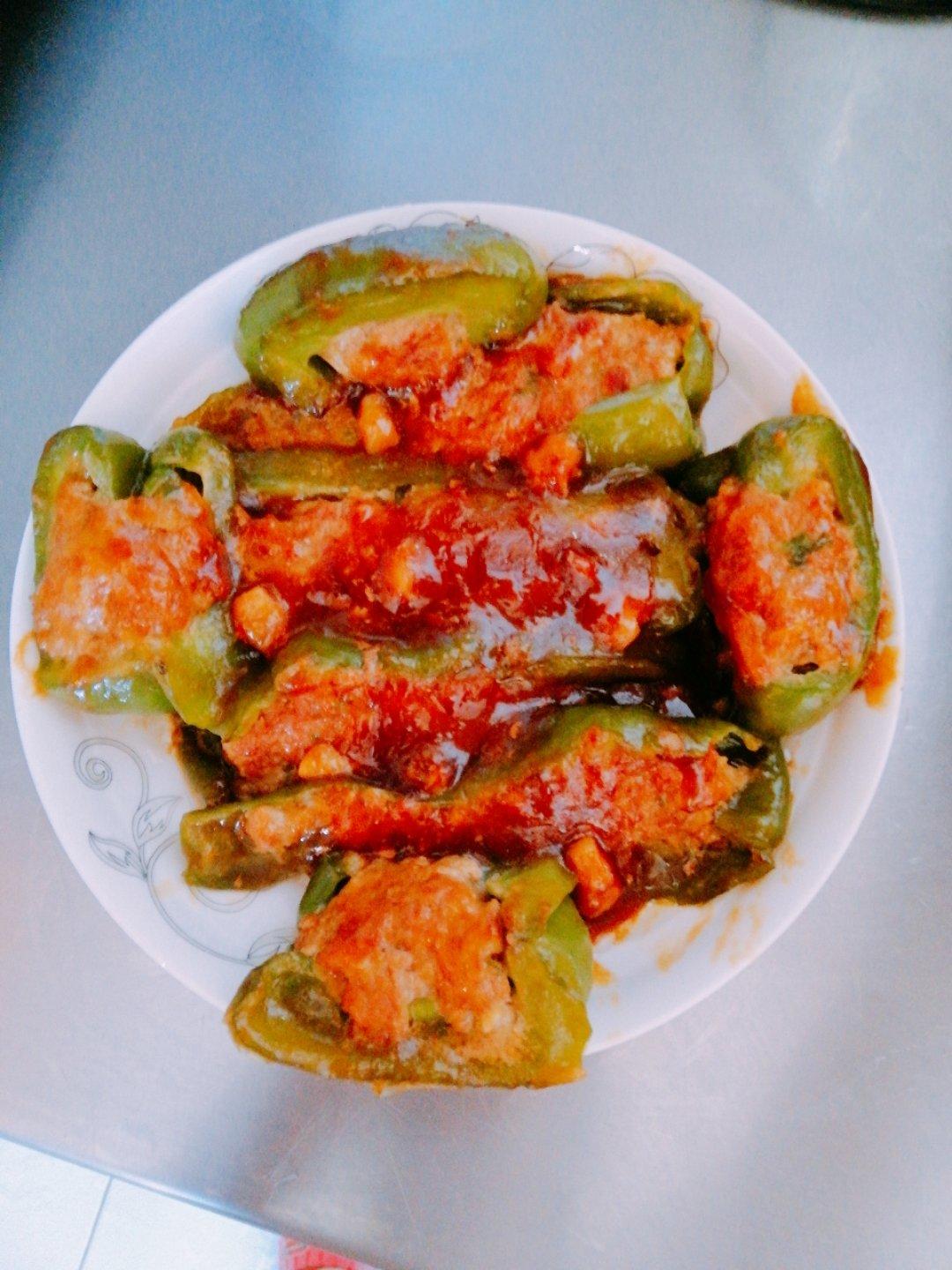尖椒酿肉