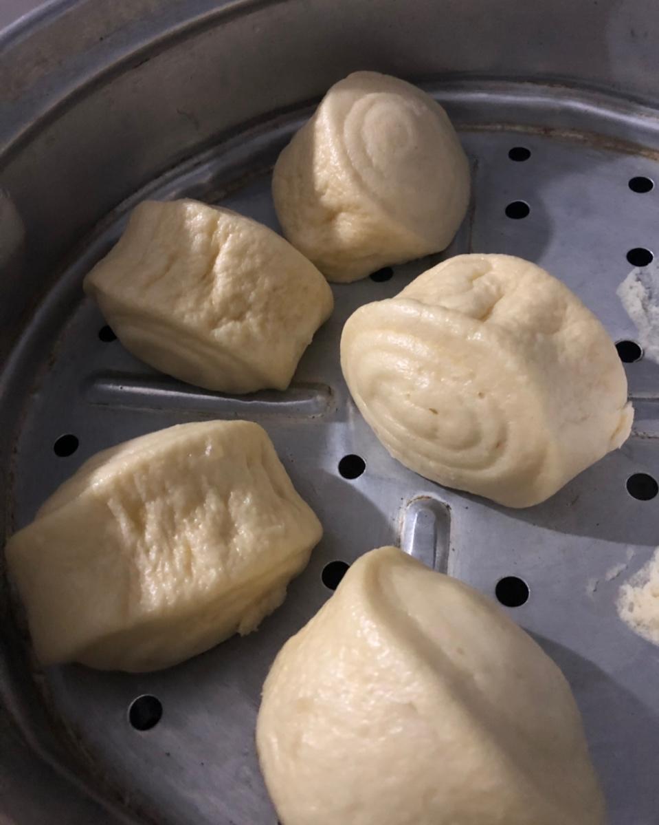 有着面包口感的红糖馒头（一次发酵）