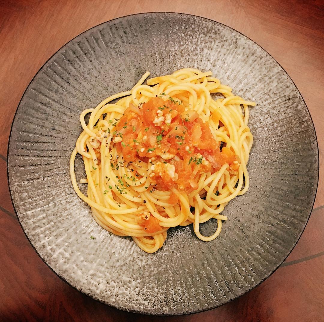 番茄肉酱意大利面