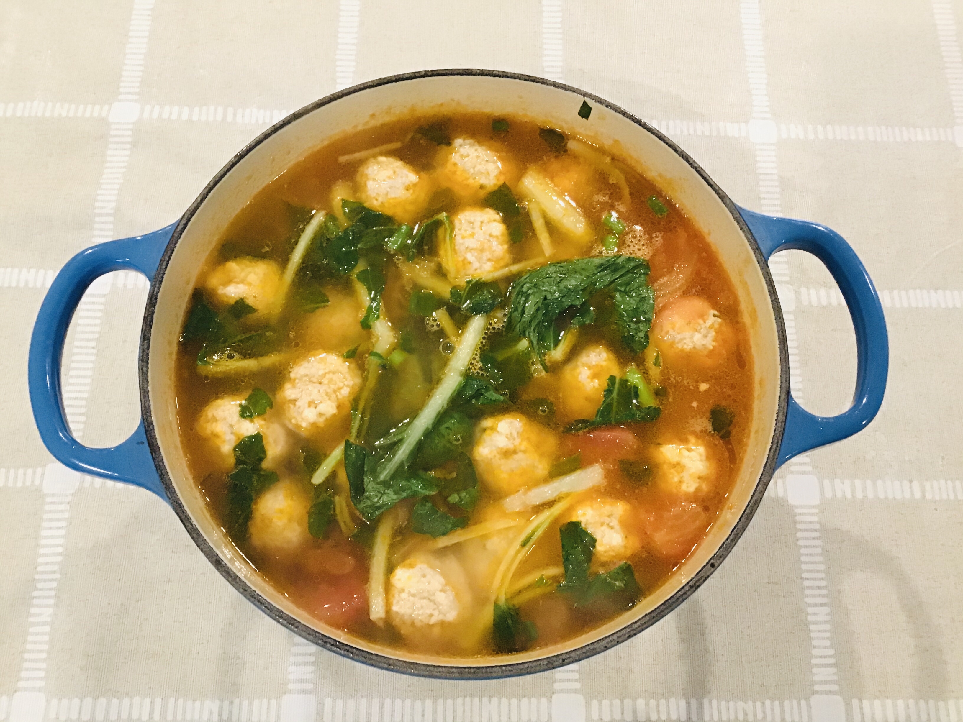营养丰富的豆腐肉园汤的做法