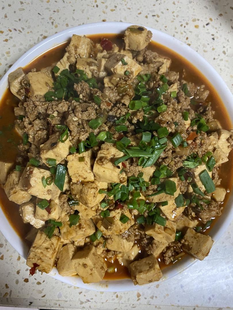 家常菜-肉末豆腐