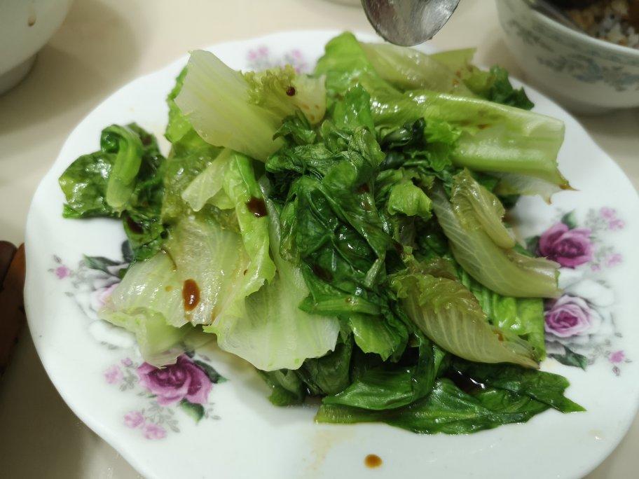 白灼西生菜