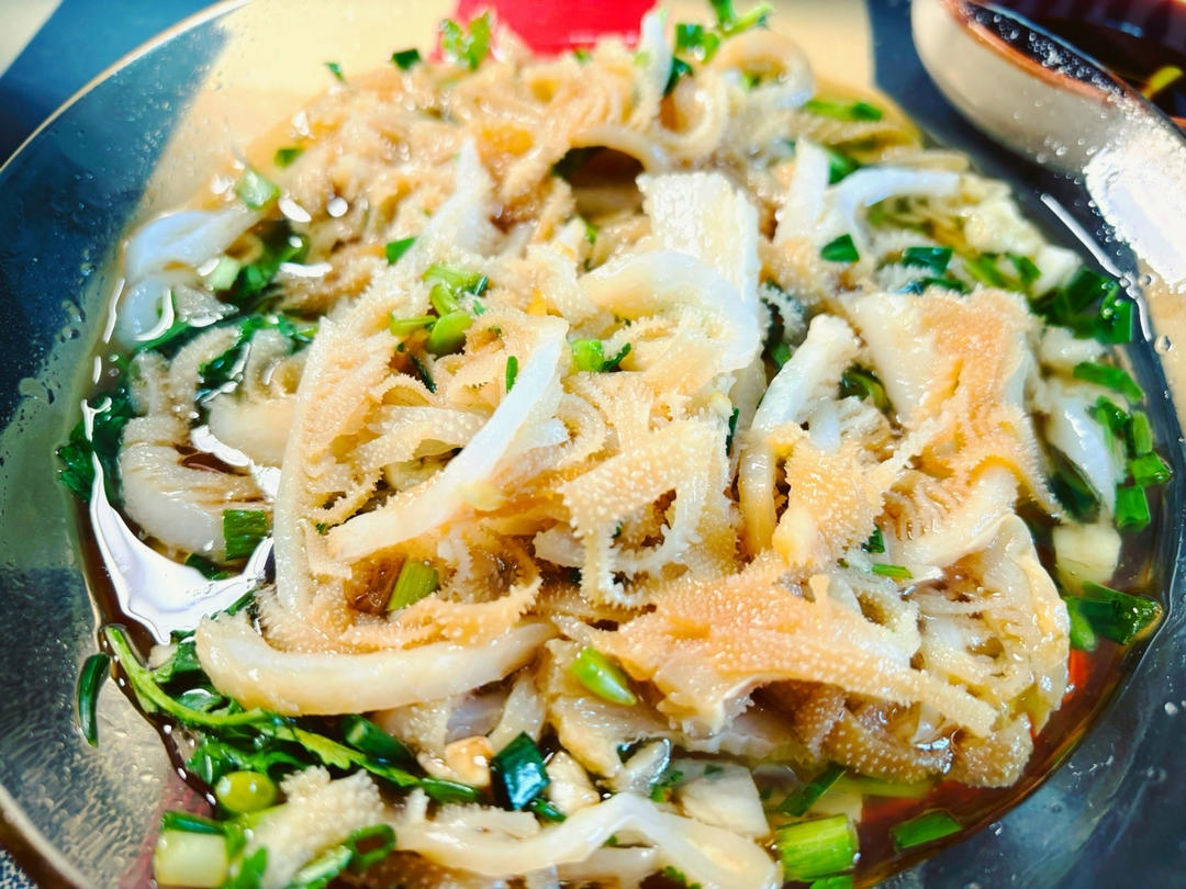 简单又下饭的油泼牛百叶