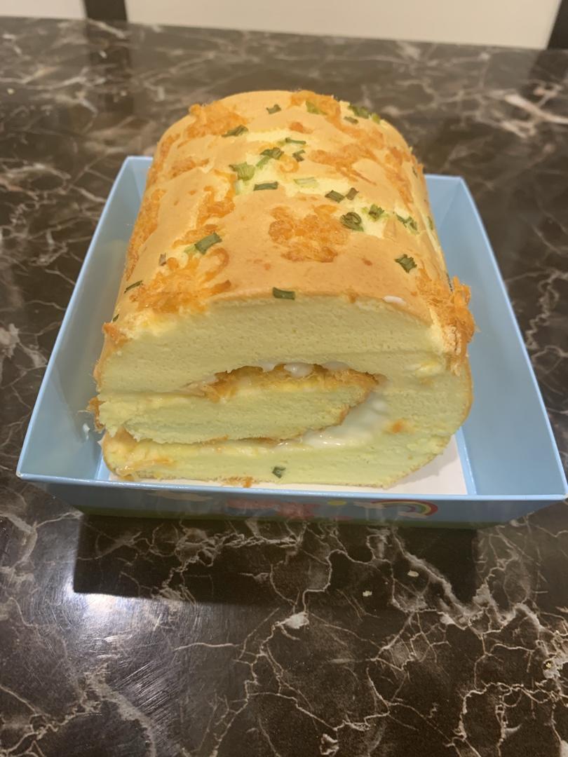 香葱肉松肥蛋糕卷～